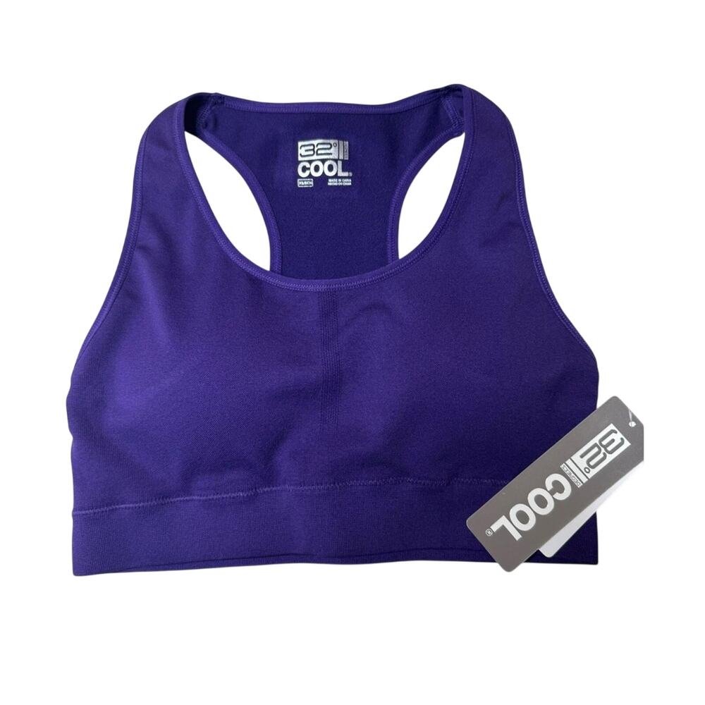 32 Degrees Purple Athletic Yoga Workout Lounge Minimalist Activewear XS NWT